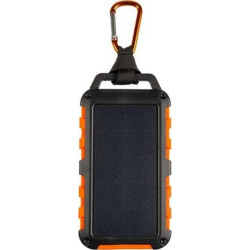 Xtorm XXR104 powerbank solarny | 10 000 mAh | czarno-pomarańczowy'