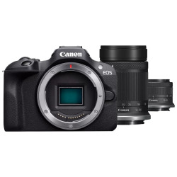 Aparat fotograficzny - Canon EOS R100 + obiektyw RF-S 18-45mm IS STM + obiektyw RF-S 55-210mm IS STM'