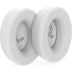 SPC Gear Memory Foam Earpads Onyx White Breathable Fabric'