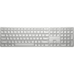 Klawiatura HP 970 Programmable Wireless Keyboard bezprzewodowa srebrna 3Z729AA'