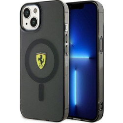 Ferrari Translucent MagSafe - Etui iPhone 14 Plus (Czarny)'