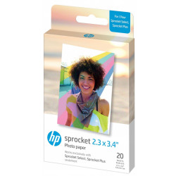 Akcesoria ekspl.. - HP Sprocket 2,3x3,4'' - papier do drukarki HP SPROCKET SELECT/PLUS - 20 szt.'