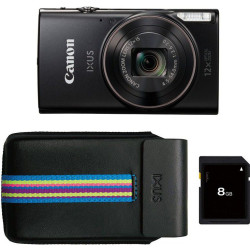 Aparat cyfrowy Canon IXUS 285 czarny "Essential Kit" (1076C011AA)'