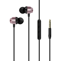 Słuchawki - Energizer Classic CIA10 - Słuchawki przewodowe jack 3,5 mm (Różowe złoto)'