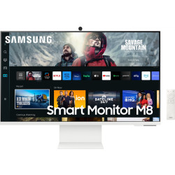 Monitor Samsung Smart M8 LS27CM801UUXDU 27" VA 4K HDR10+ WiFi5 USB-C Dock 65W'