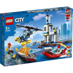 LEGO City 60308 Akcja nadmorskiej policji i strażaków'