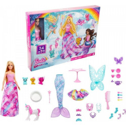 Mattel Barbie Kraina fantazji Kalendarz Adwentowy'