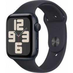 Apple Watch SE GPS 44mm Midnight Aluminium Case with Midnight Sport Band - S/M'