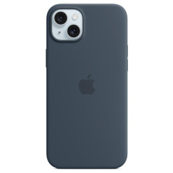 Apple iPhone 15 Plus Silicone Case with MagSafe storm blue'