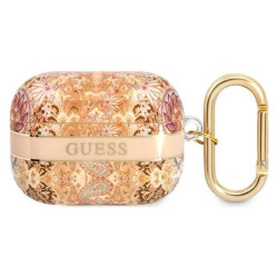 Guess Paisley - Etui Etui Airpods Pro (Gold)'