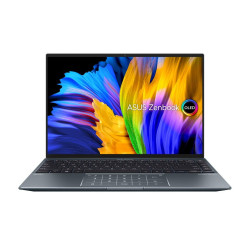 Laptop ASUS Zenbook 14X OLED UX5401ZA-L7198W i5-12500H 14.0 2.8K OLED 90Hz 550nits 16GB LPDDR5 SSD512 Intel Iris Xe Graphics Cam WLAN+BT 63WHrs Win11 Pine Grey'