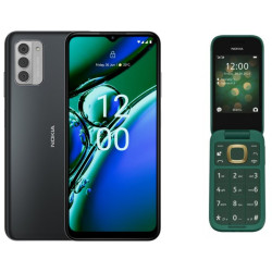Smartfon Nokia G42 5G 6/128GB Szary + Nokia 2660 TA-1469 Zielony'