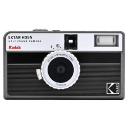 Aparat fotograficzny - Kodak EKTAR H35N Camera Striped Black'