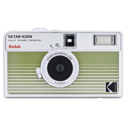 Aparat fotograficzny - Kodak EKTAR H35N Camera Striped Green'