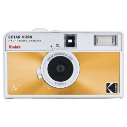 Aparat fotograficzny - Kodak EKTAR H35N Camera Glazed Orange'