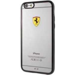 Ferrari Hardcase do iPhone 6/6s racing shield/transparent/czarny (FEHCP6BK)'