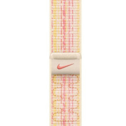 Apple Watch Pasek 45mm Starlight/Pink Nike Sport Loop'