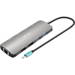 Replikator - i-tec USB-C Metal Nano 2x HDMI LAN Power Delivery 100W'
