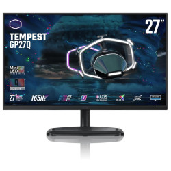 Cooler Master Tempest GP27Q MiniLED - 27'' | IPS | QHD | 165 Hz | DisplayPort, HDMI 2.0, USB-C | HDR | Głośniki 2 x 3 W | Pivot | VESA 100'