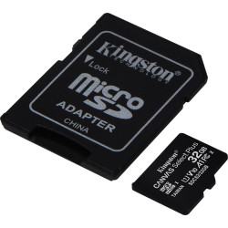 Kingston microSDHC Canvas Select Plus 32GB 100R Class 10 UHS-I 2pak'