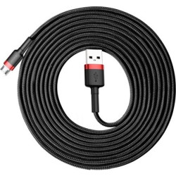Baseus Cafule USB do microUSB 2A 3m (czarno-czerwony)'