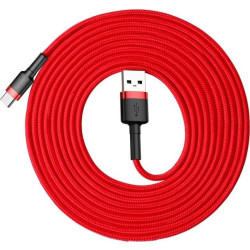 Baseus Cafule USB do USB-C 2A 3m (czerwony)'