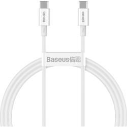Baseus Superior Series USB-C do USB-C, 100W, 1m (biały)'
