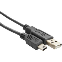 Qoltec USB A męski | Mini USB B męski | 1.8m'