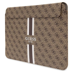 Guess 4G Printed Stripes Computer Sleeve 14'' (Brązowy)'