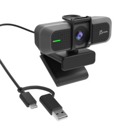 Kamera j5create USB 4K Ultra HD Webcam USB-C/USB 2.0; kolor czarny JVU430-N'