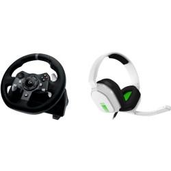 Logitech G920 Wheel + Astro A10 Xbox Headset White'