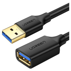 UGREEN USB 3.0 - USB 3.0 gniazdo 3m (czarny)'