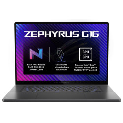 Laptop Asus ROG Zephyrus G16 GU605MI-QR076W Ultra 7-155H | 16'''-240Hz | OLED | 32GB | 1TB | W11H | RTX4070'