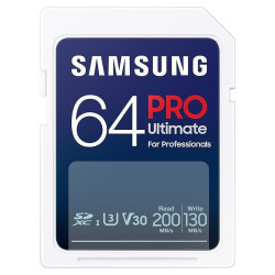 Samsung PRO Ultimate SDXC 64GB UHS-I U3 [Zapis 130MB/s Odczyt 200MB/s]'