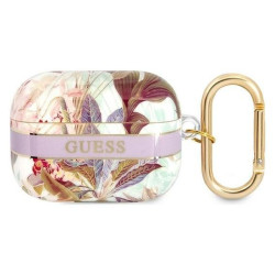 Guess Flower - Etui Airpods Pro (Purple)'