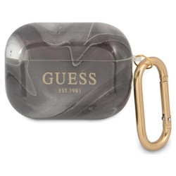 Guess Marble Est. - Etui Airpods Pro (czarny)'