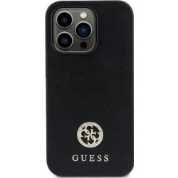Guess 4G Strass Metal Logo - Etui iPhone 15 Plus (czarny)'