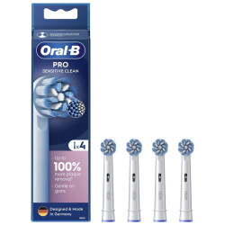 Końcówki do szczoteczek - Oral-B EB60X Sensitive Clean 4 szt.'
