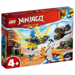 LEGO Ninjago 71798 Nya i Arin — bitwa na grzbiecie małego smoka'