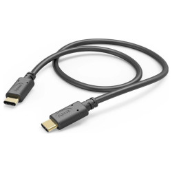 Hama USB-C - USB-C, 1m, czarny'
