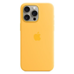 Apple iPhone 15 Pro Max Silicone Case with MagSafe sunshine'
