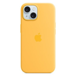 Apple iPhone 15 Silicone Case with MagSafe sunshine'