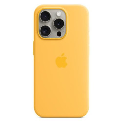 Apple iPhone 15 Pro Silicone Case with MagSafe sunshine'