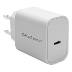Qoltec Super Quick PD | USB-C | 20W | 5-12V | 1.67-3A | Biała'