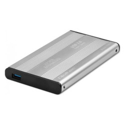Qoltec Aluminiowa Obudowa | kieszeń do dysków HDD SSD 2.5'' SATA3 | USB 3.0 | Srebrny'