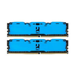 GOODRAM DDR4 16GB PC4-25600 (3200MHz) 16-20-20 DUAL CHANNEL KIT IRDM X BLUE 1024x8'