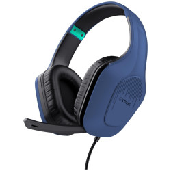 Słuchawki - Trust GXT415B Zirox Headset Niebieskie'