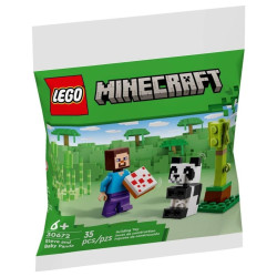 LEGO Minecraft 30672 Steve i mała panda'