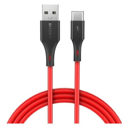BlitzWolf BW-TC15 USB do USB-C 3A 1.8m (czerwony)'