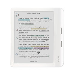 Ebook Kobo Libra Colour 7  E-Ink Kaleido 3 32GB WI-FI White'
